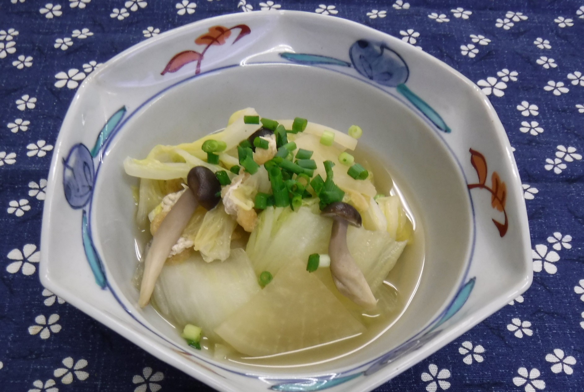 白菜と大根とあげのあっさり煮 食まちうおぬま 白菜と大根とあげのあっさり煮 食まちうおぬま