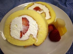 米粉のロールケーキ