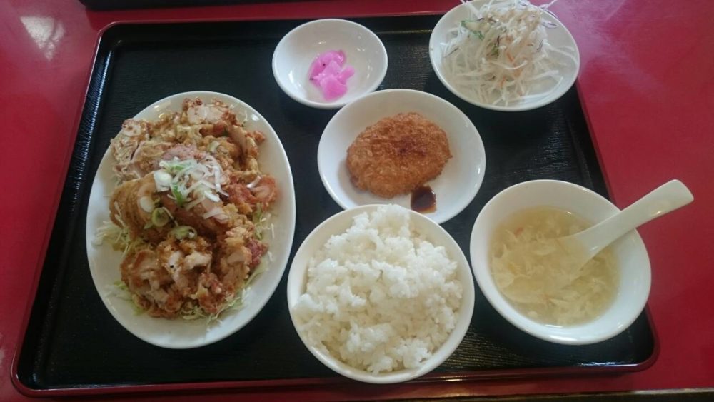 百福宴　油淋鶏ランチ