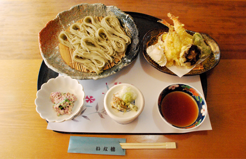 日本料理いな穂　天付手振そば